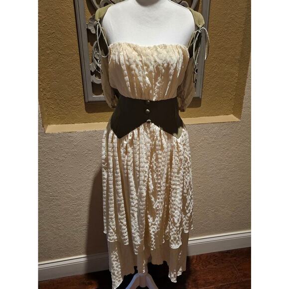 Renaissance Peasant 2XL Dress Cottagecore Fairycore Cosplay Medieval Halloween - Picture 3 of 10